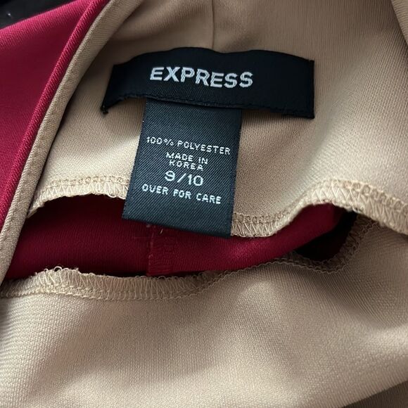 Express Red Dress Red Size 9/10 - Picture 3 of 5
